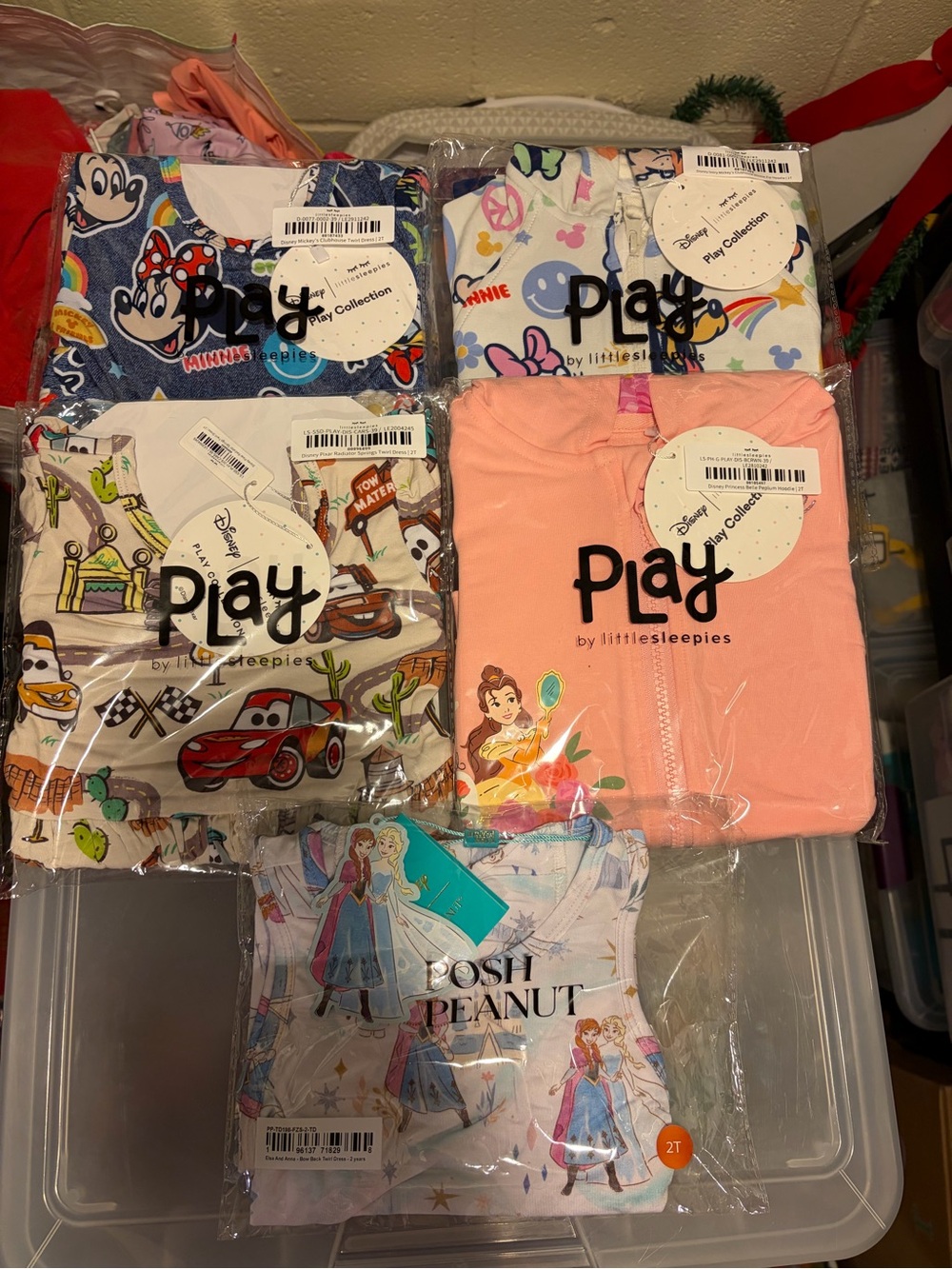 Little Sleepies Disney 2T Bundle